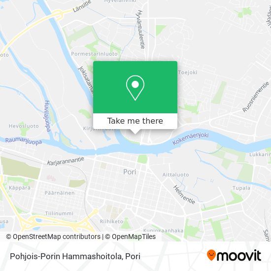 Pohjois-Porin Hammashoitola map