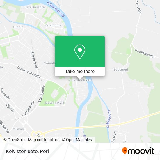 How to get to Koivistonluoto in Pori by Bus?