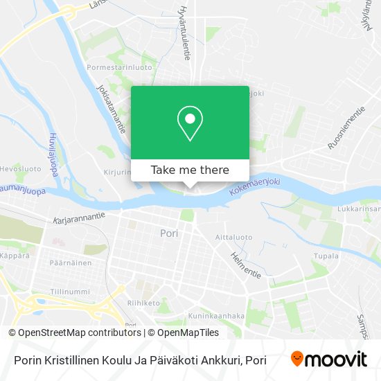 Porin Kristillinen Koulu Ja Päiväkoti Ankkuri map