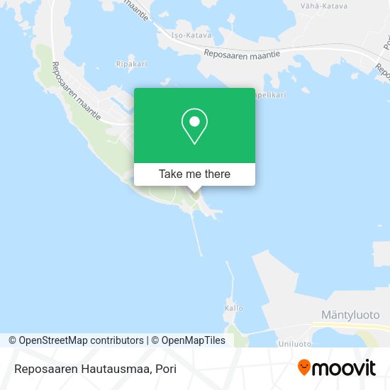 Reposaaren Hautausmaa map