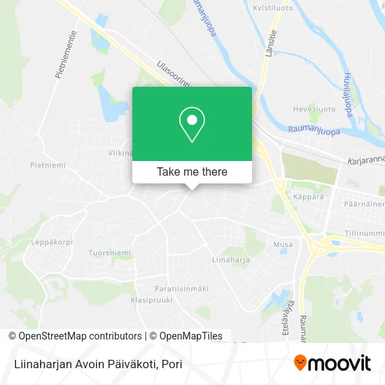 Liinaharjan Avoin Päiväkoti map