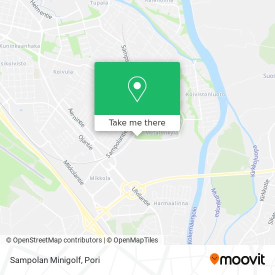 Sampolan Minigolf map