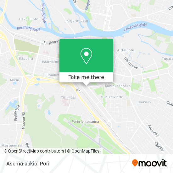 How to get to Asema-aukio in Pori by Bus?