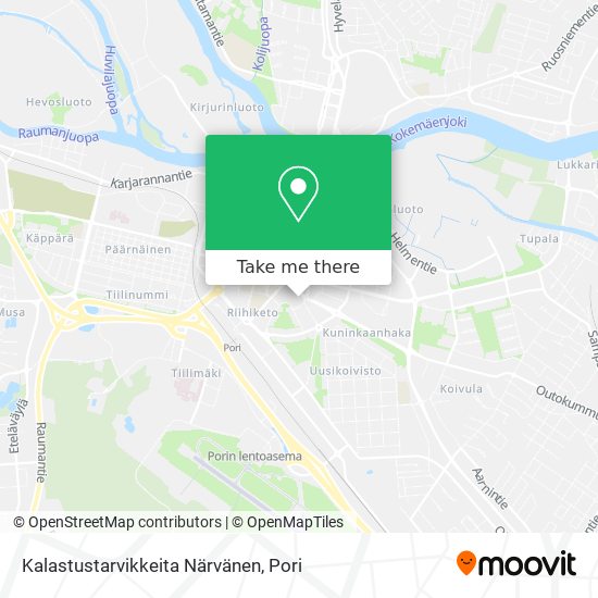 Kalastustarvikkeita Närvänen map