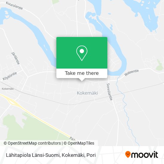 Lähitapiola Länsi-Suomi, Kokemäki map