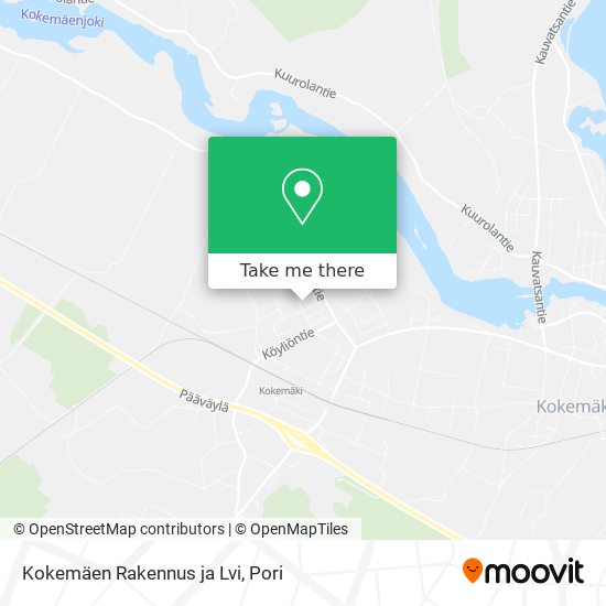 Kokemäen Rakennus ja Lvi map