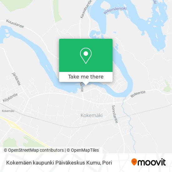 How to get to Kokemäen kaupunki Päiväkeskus Kumu in Kokemã¤Ki by Bus?