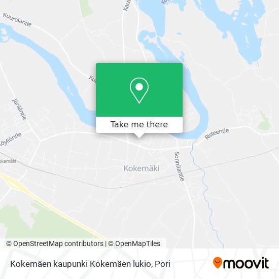 Kokemäen kaupunki Kokemäen lukio map