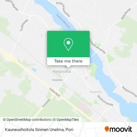 Kauneushoitola Sininen Unelma map