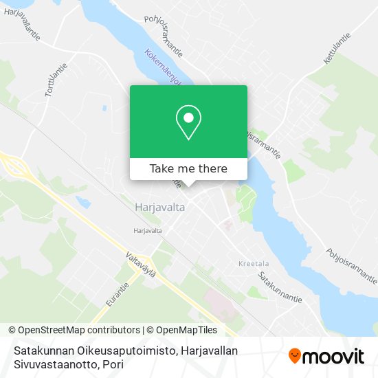 Satakunnan Oikeusaputoimisto, Harjavallan Sivuvastaanotto map
