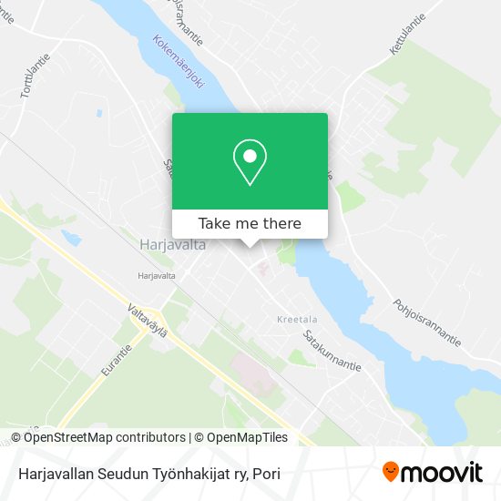 Harjavallan Seudun Työnhakijat ry map