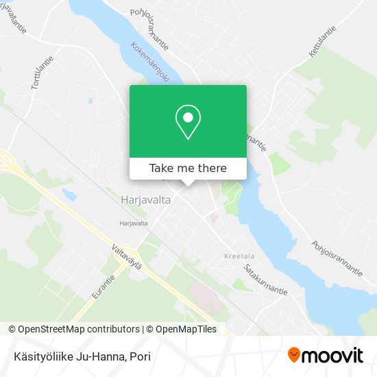 Käsityöliike Ju-Hanna map
