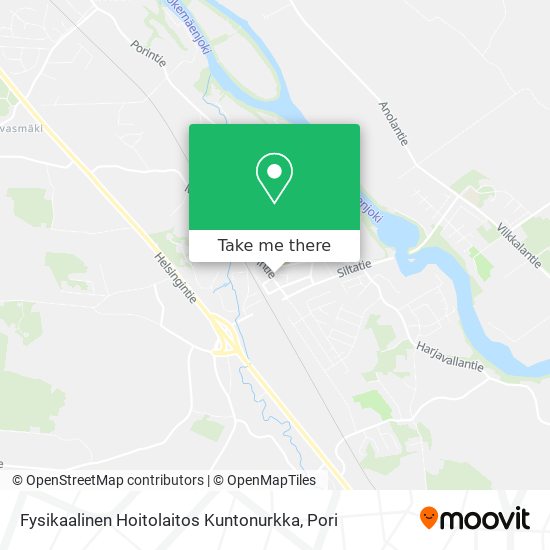 Fysikaalinen Hoitolaitos Kuntonurkka map