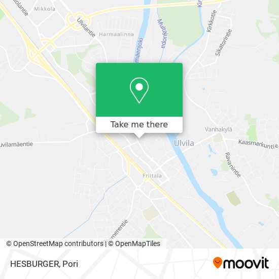 HESBURGER map