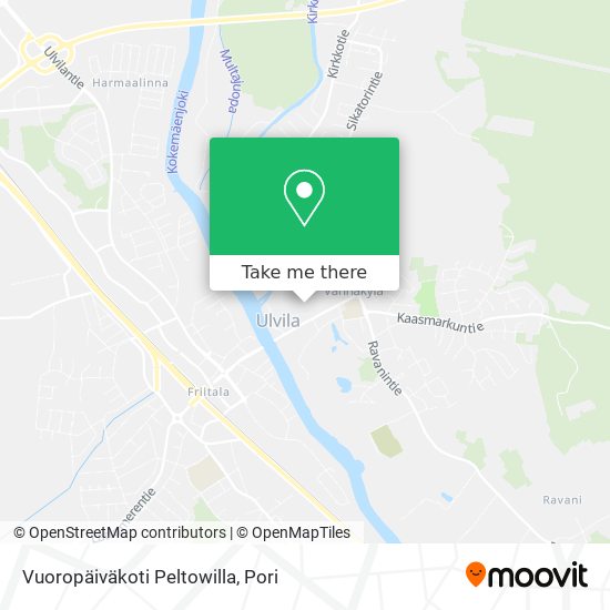Vuoropäiväkoti Peltowilla map