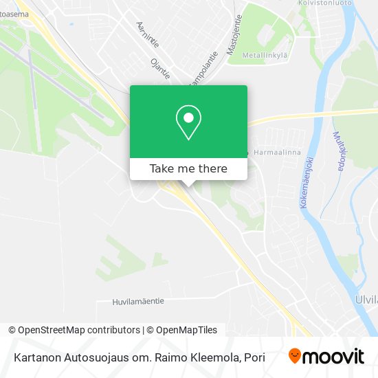 Kartanon Autosuojaus om. Raimo Kleemola map