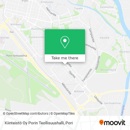 Kiinteistö Oy Porin Teollisuushalli map