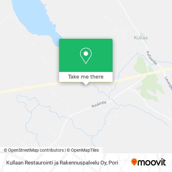 Kullaan Restaurointi ja Rakennuspalvelu Oy map