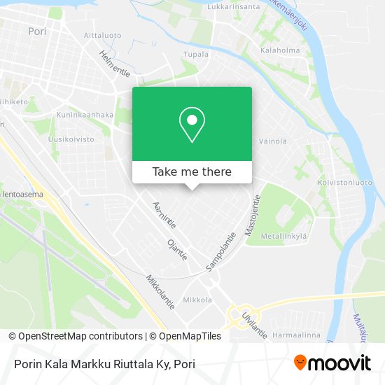Porin Kala Markku Riuttala Ky map