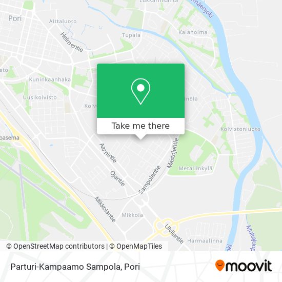 Parturi-Kampaamo Sampola map