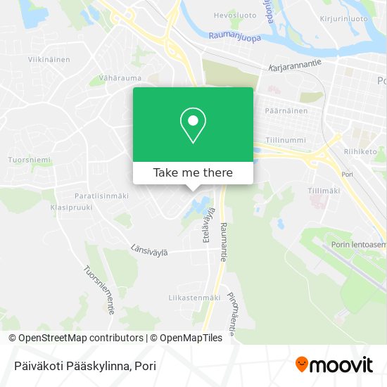 Päiväkoti Pääskylinna map