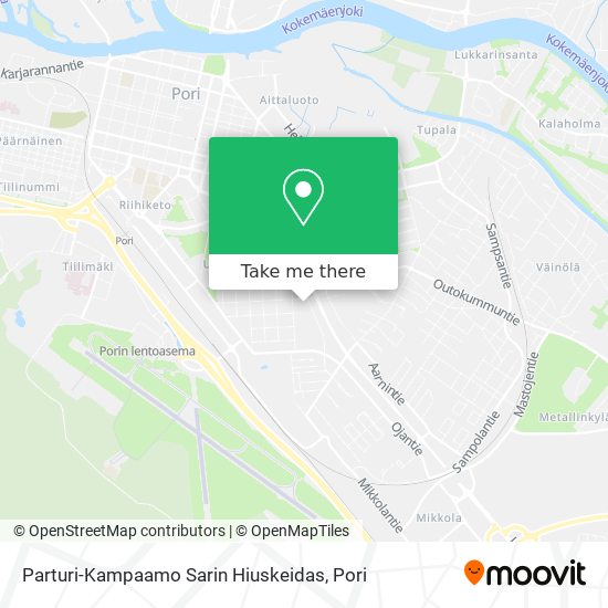 Parturi-Kampaamo Sarin Hiuskeidas map