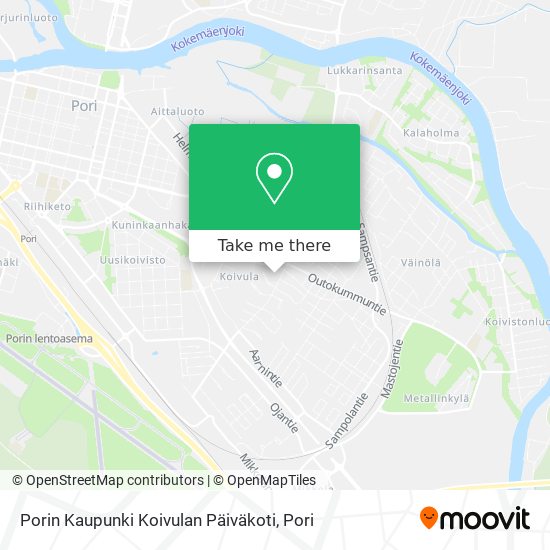 Porin Kaupunki Koivulan Päiväkoti map