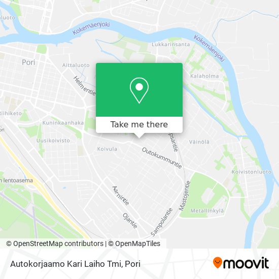 Autokorjaamo Kari Laiho Tmi map