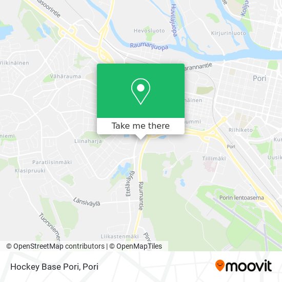 Hockey Base Pori map