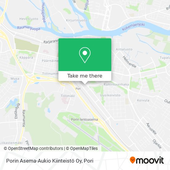 Porin Asema-Aukio Kiinteistö Oy map