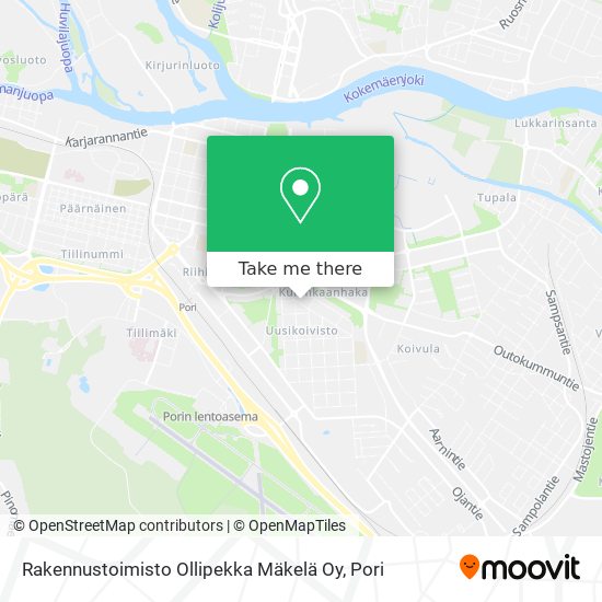 Rakennustoimisto Ollipekka Mäkelä Oy map