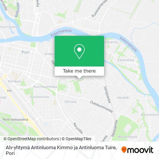 Alv-yhtymä Antinluoma Kimmo ja Antinluoma Tuire map