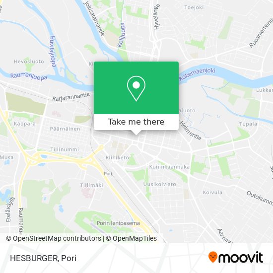 HESBURGER map