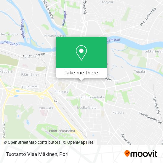 Tuotanto Visa Mäkinen map