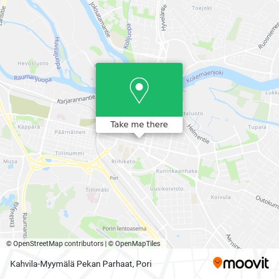 Kahvila-Myymälä Pekan Parhaat map