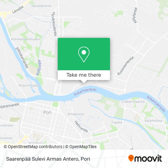 Saarenpää Sulevi Armas Antero map