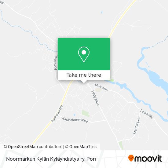Noormarkun Kylän Kyläyhdistys ry map