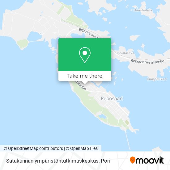 Satakunnan ympäristöntutkimuskeskus map
