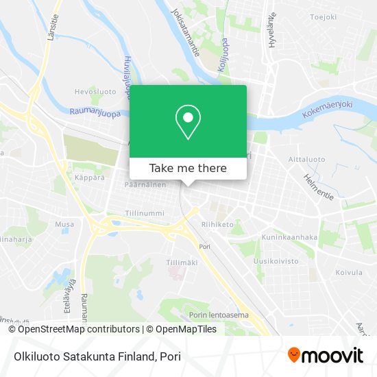 Olkiluoto Satakunta Finland map