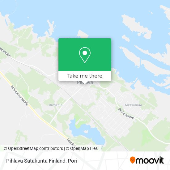 Pihlava Satakunta Finland map