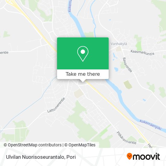 Ulvilan Nuorisoseurantalo map