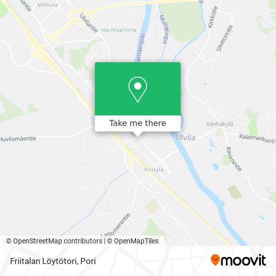 Friitalan Löytötori map