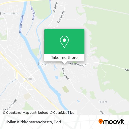 Ulvilan Kirkkoherranvirasto map