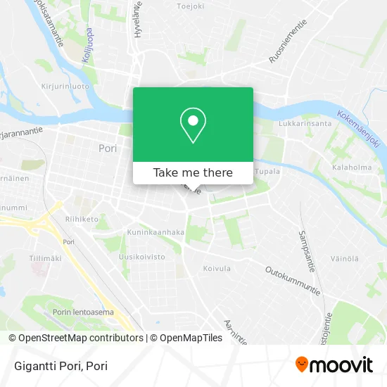 Gigantti Pori map