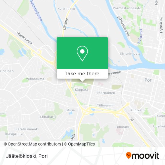 Jäätelökioski map