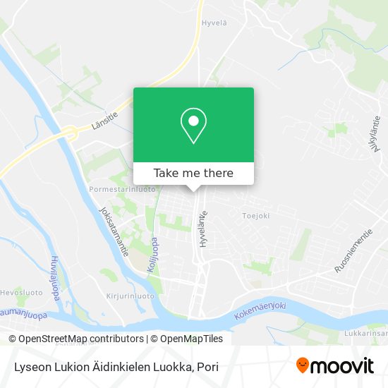 Lyseon Lukion Äidinkielen Luokka map