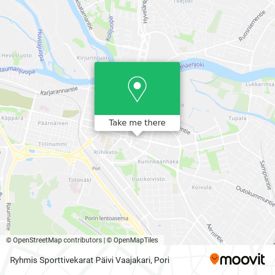 Ryhmis Sporttivekarat Päivi Vaajakari map