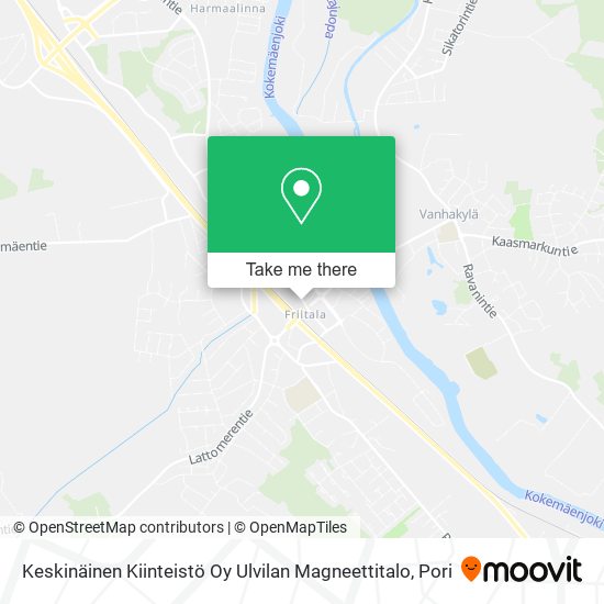 Keskinäinen Kiinteistö Oy Ulvilan Magneettitalo map