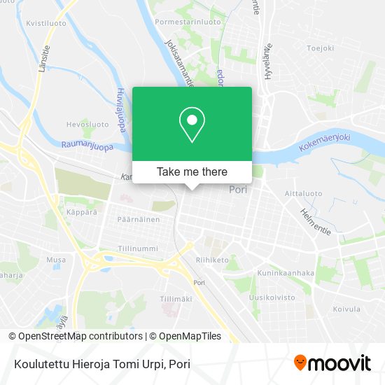 Koulutettu Hieroja Tomi Urpi map