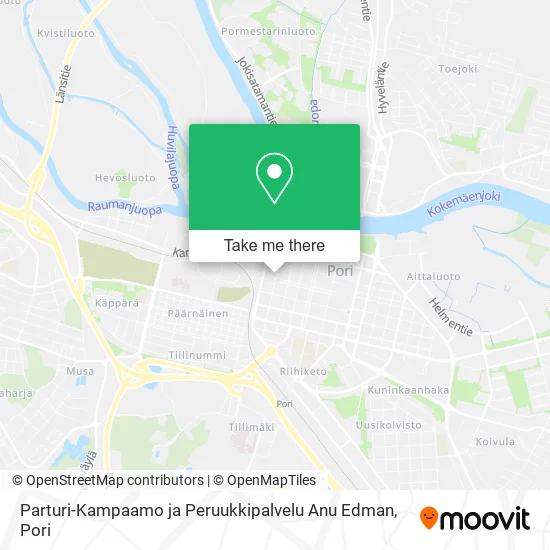 Parturi-Kampaamo ja Peruukkipalvelu Anu Edman map